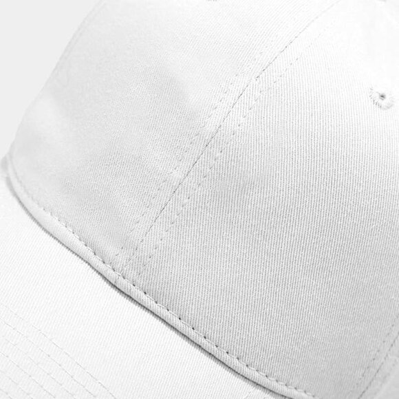 Women's White Fashion Baseball Cap Adjustable Strap Back Visor Sports Hat - Picture 3 of 7